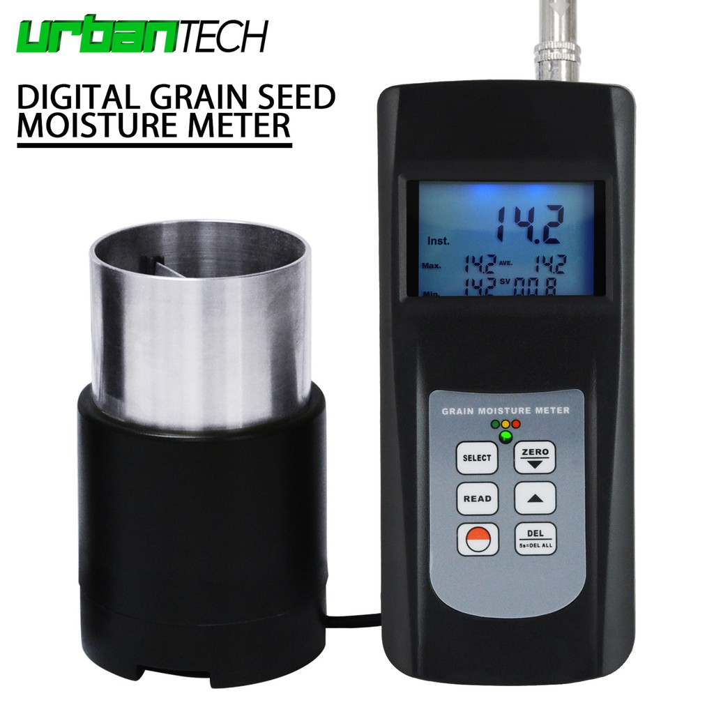 Digital Grain Seed Moisture Meter Rice Coffee Wheat Tester Shopee