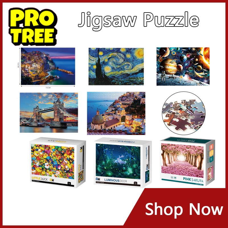 Diy Jigsaw Puzzles 1000 Pieces High Definition Puzzle for Adults and