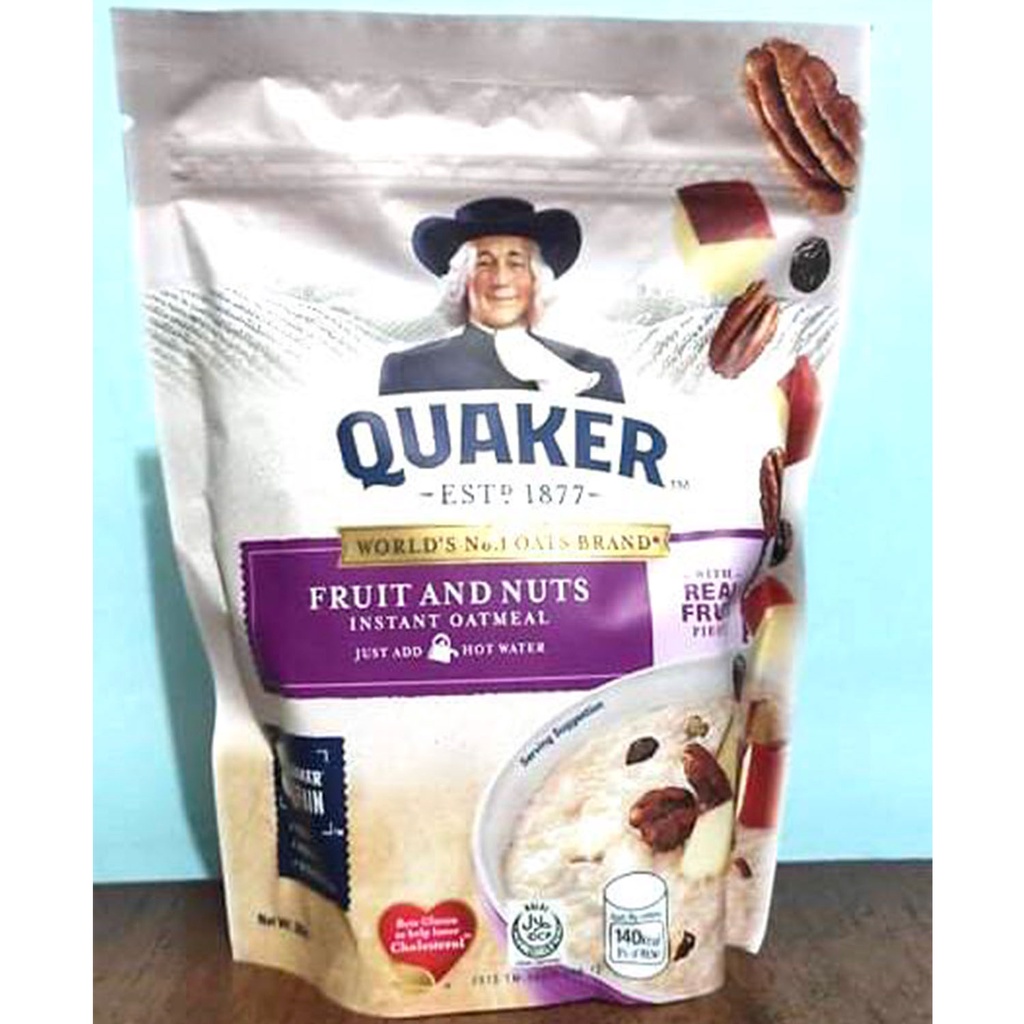 Quaker Fruit and Nuts Instant Oatmeal 350g Shopee Philippines