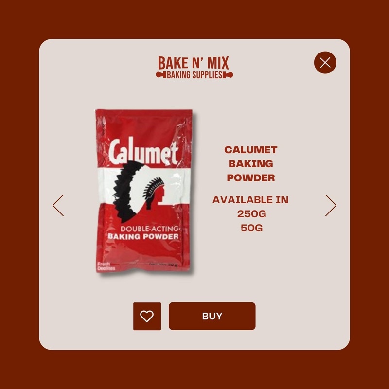 Calumet Baking Powder 50G Shopee Philippines
