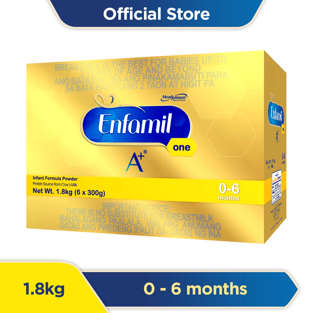 Enfamil A+ One Infant Formula Powder for 06 Months 1.8kg Shopee