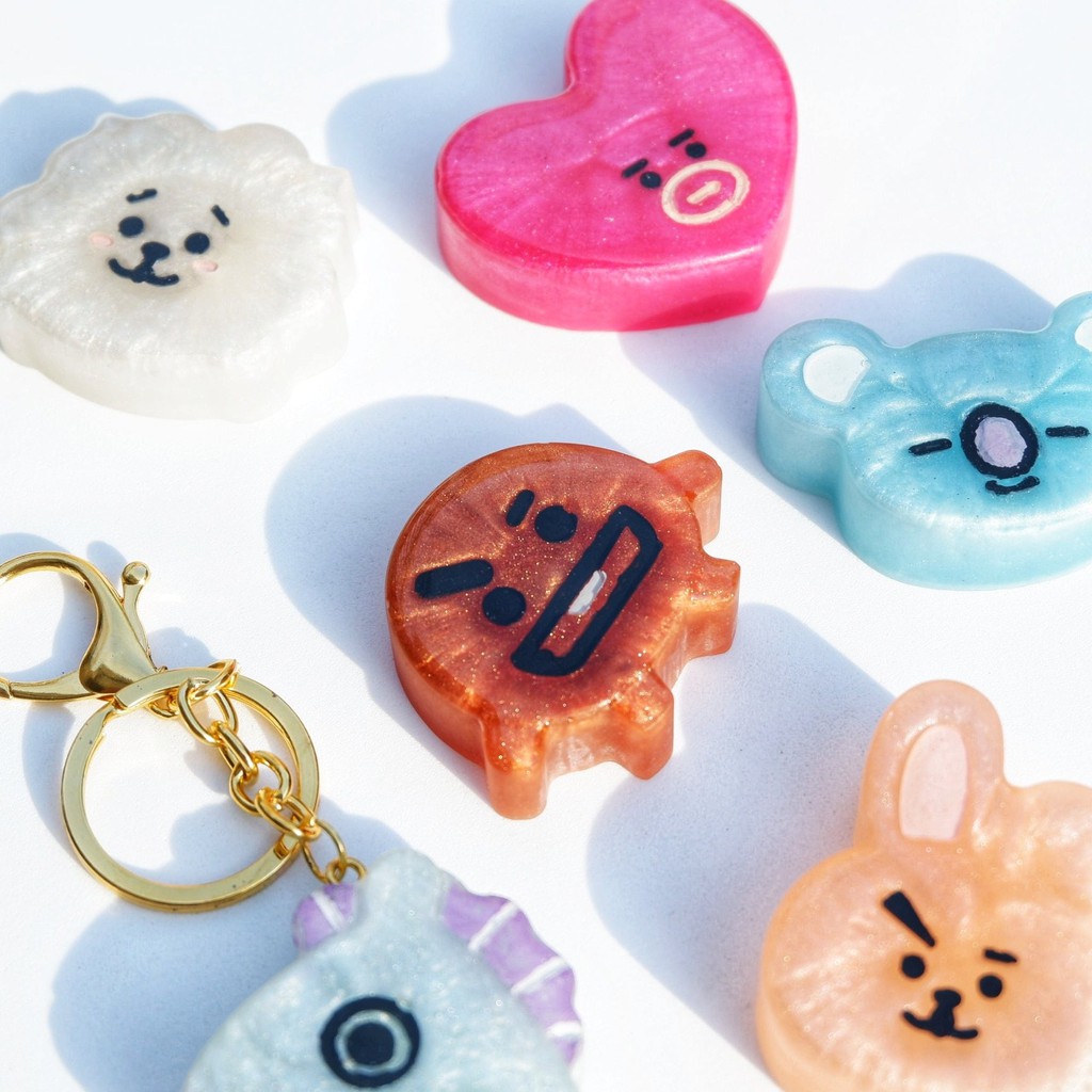 BTS BT21 Resin Keychain (Handmade) Shopee Philippines