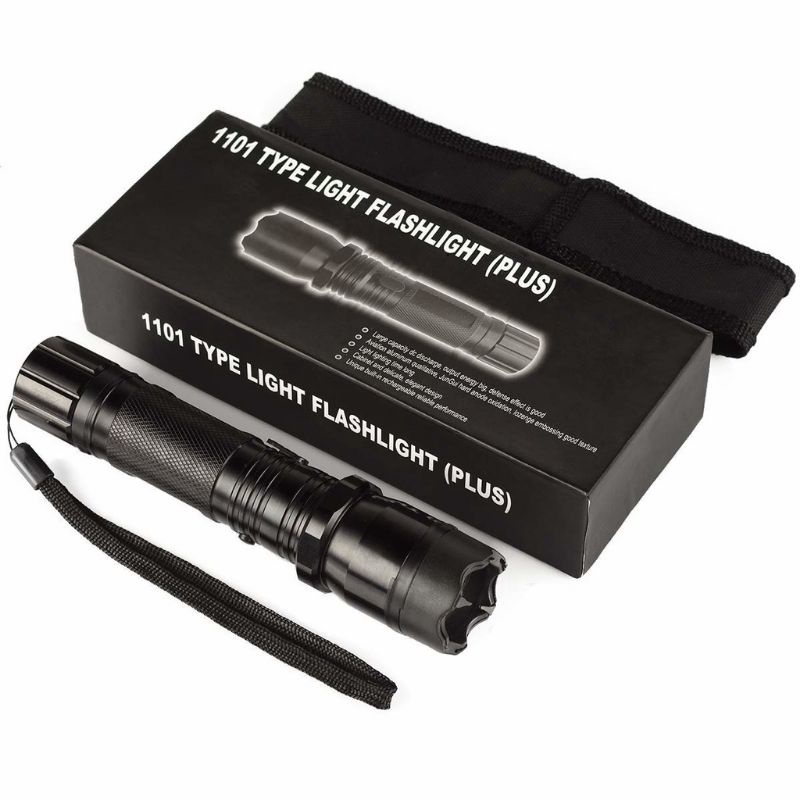 1101 Type light flashlight Rechargeable Ultra Bright 2in1 Safety plus