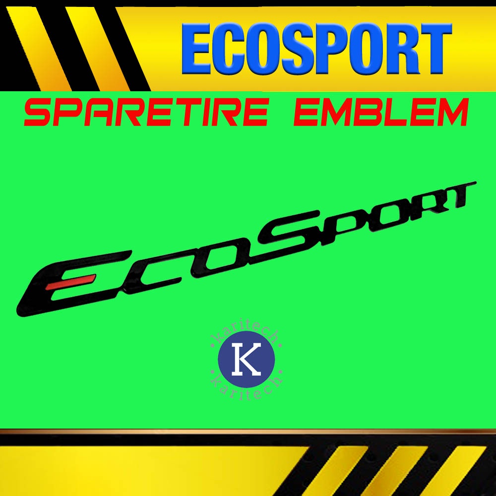Spare Tire Cover Emblem for Ford Ecosport 2014 up to 2018 ( Black ) Shopee Philippines