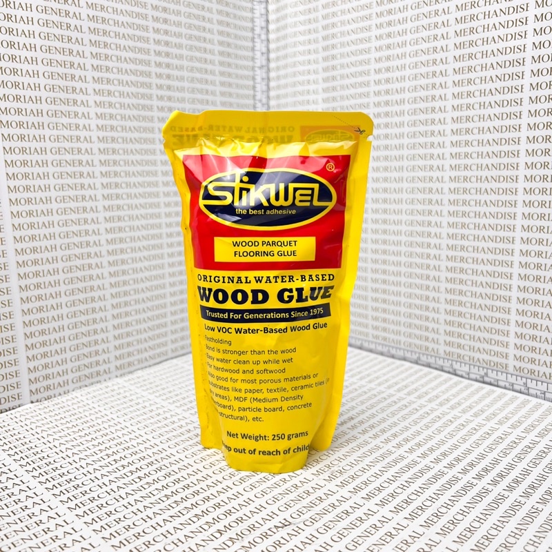 STIKWEL WOOD PARQUET FLOORING GLUE 250g (ORIGINAL WATERBASED WOOD GLUE
