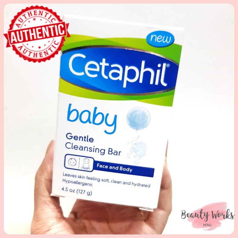 🇺🇸 CETAPHIL Baby Gentle Cleansing Bar Soap for Face & Body 4.5oz/127g