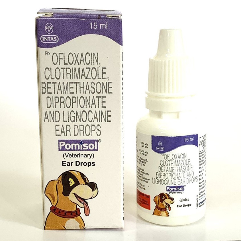 [FCR AGRIVET] Pomisol Eardrop 15ml for Pet / Para sa Tenga ng Aso Pusa