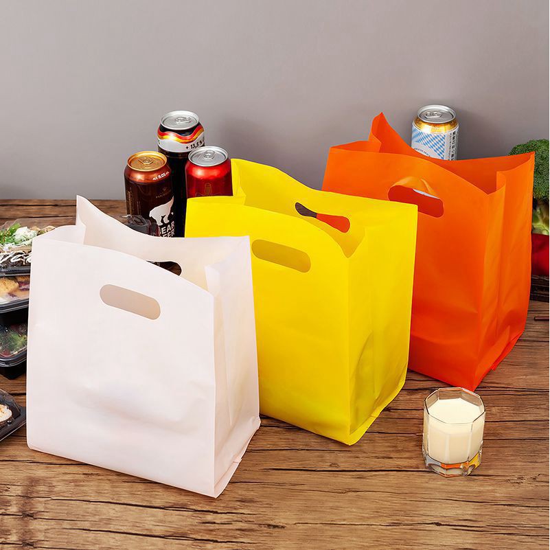 COD plastic take out bag 50pcs/ pack Take Away Bags Shopee Philippines