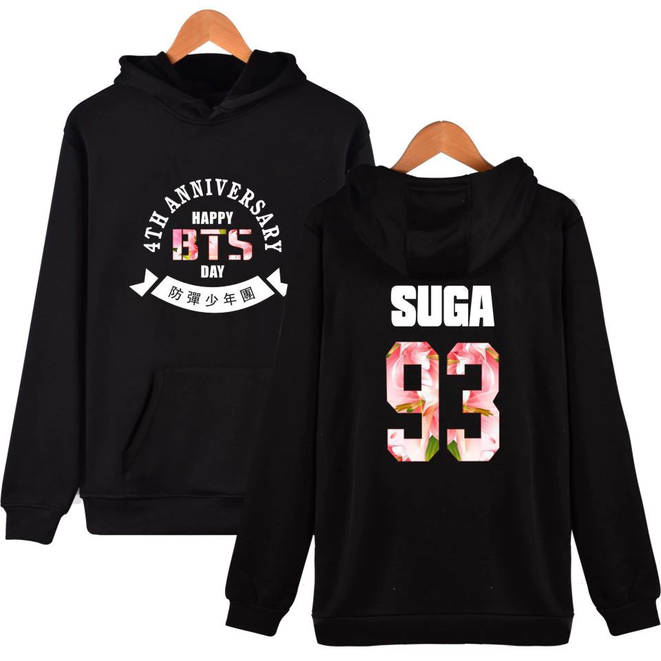 Bts Fourth Anniversary Hoodies Kpop Bangtan Hoodies