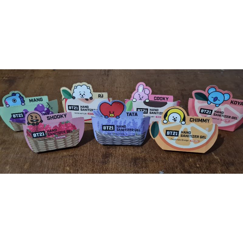 OFFICIAL BT21 HAND SANITIZER Shopee Philippines