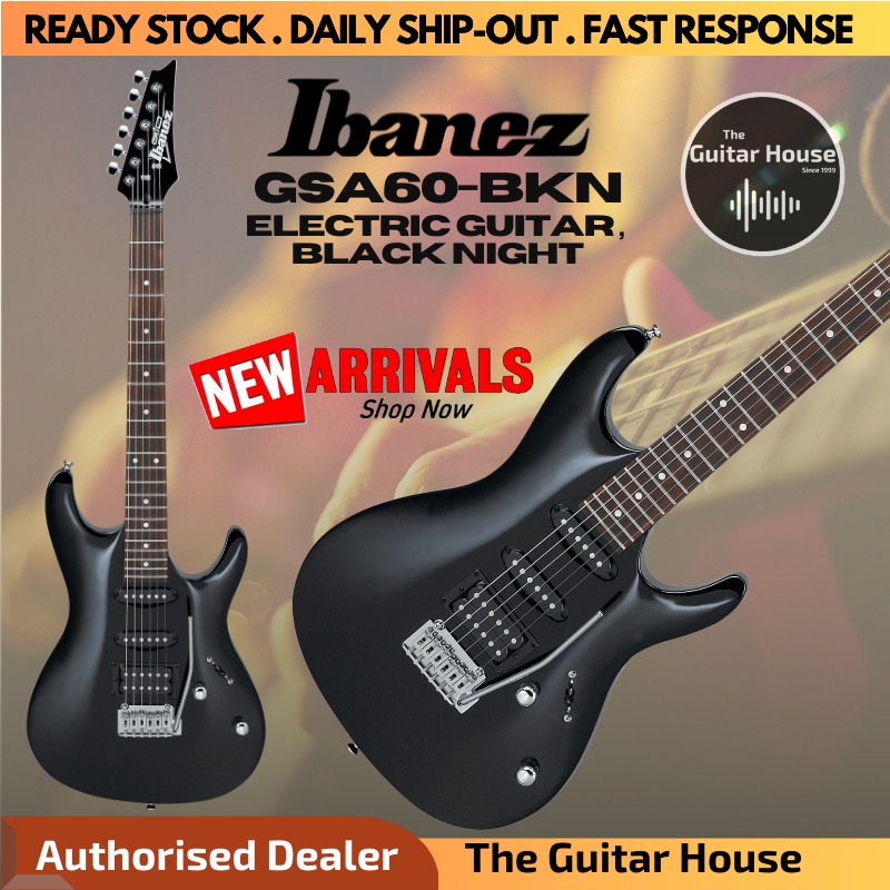 Ibanez GSA60 GIO Series Electric Guitar Black Night (GSA60BKN