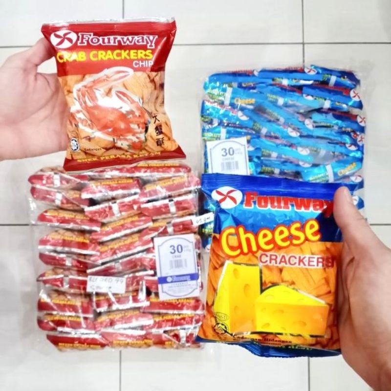 Fourway Crab , Cheese Cracker 40gm HALAL Shopee Philippines