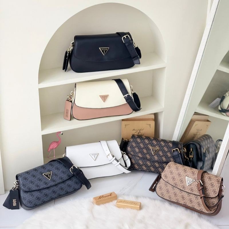 GUESS Cordelia Flap Shoulder Bag Shopee Philippines