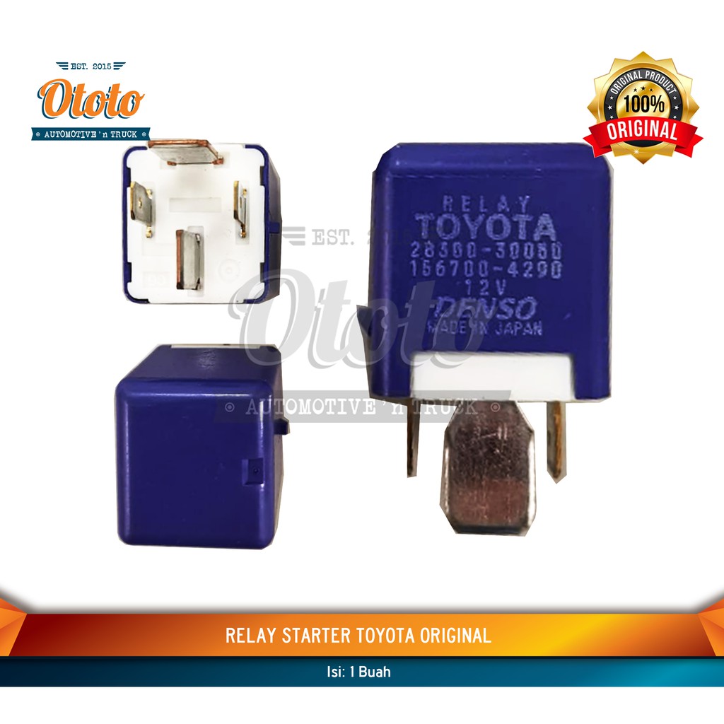 Original TOYOTA Starter Relay Shopee Philippines