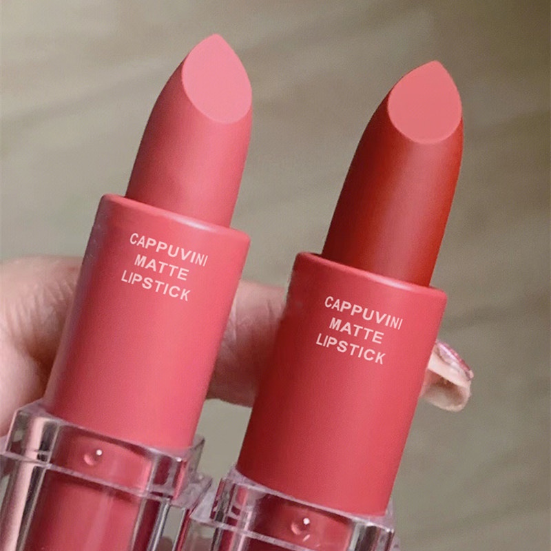 COD New arrival CAPPUVINI matte lipstick muddy texture soft transparent