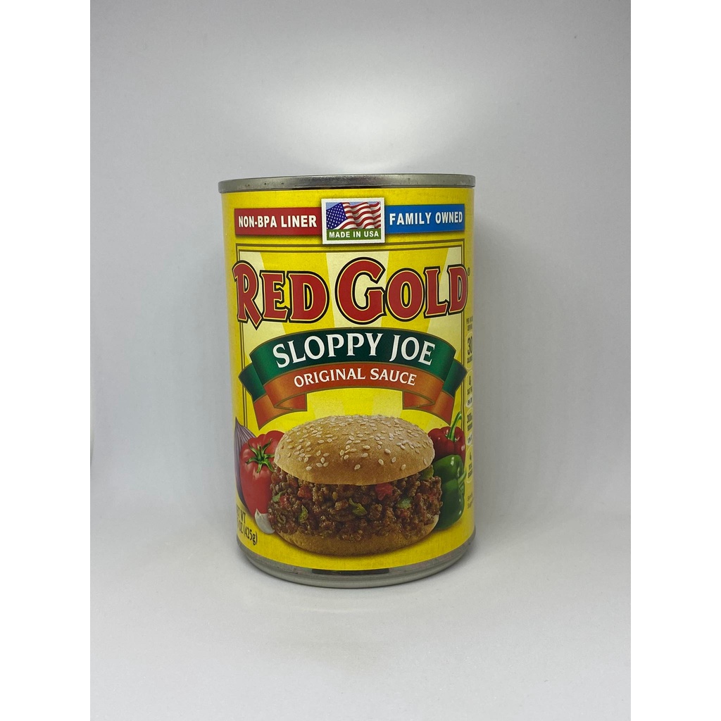 Sloppy Joe Original Sauce Red Gold 15 oz 425 g (AllergyFriendly