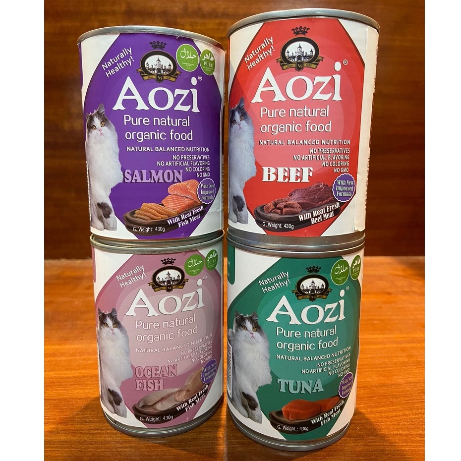 Aozi Cat Can 430g Cat Wet Food Cat Pet Essentials 24/7 Pet Shop