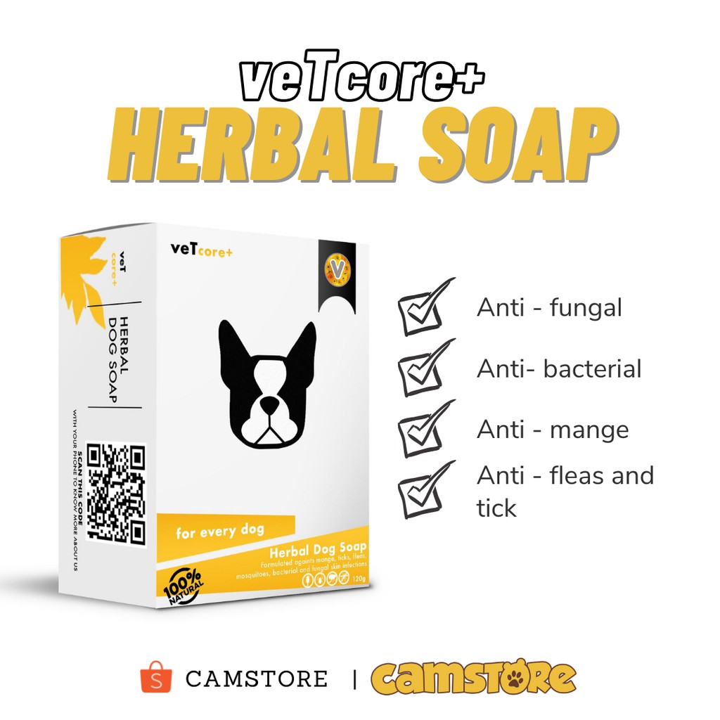 VetCore+ Premium Herbal Dog Soap 120g Shopee Philippines