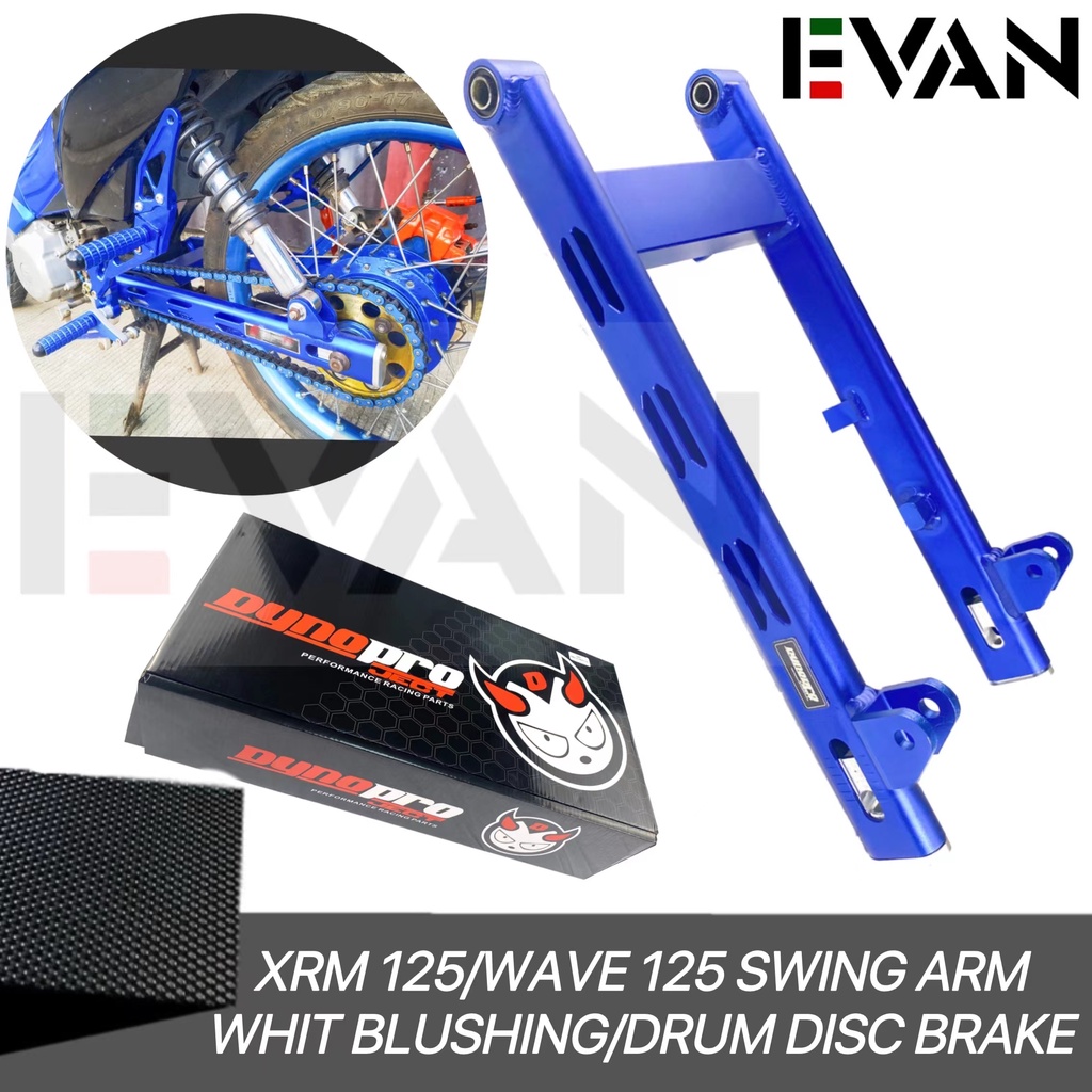 Xrm 125/ Wave 125 Lighten Swing Arm with Bushing Drum, Disc Brake