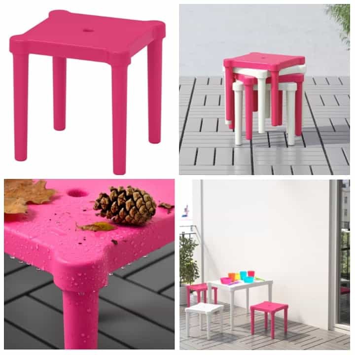 IKEA Utter Children's Stool Pink Shopee Philippines