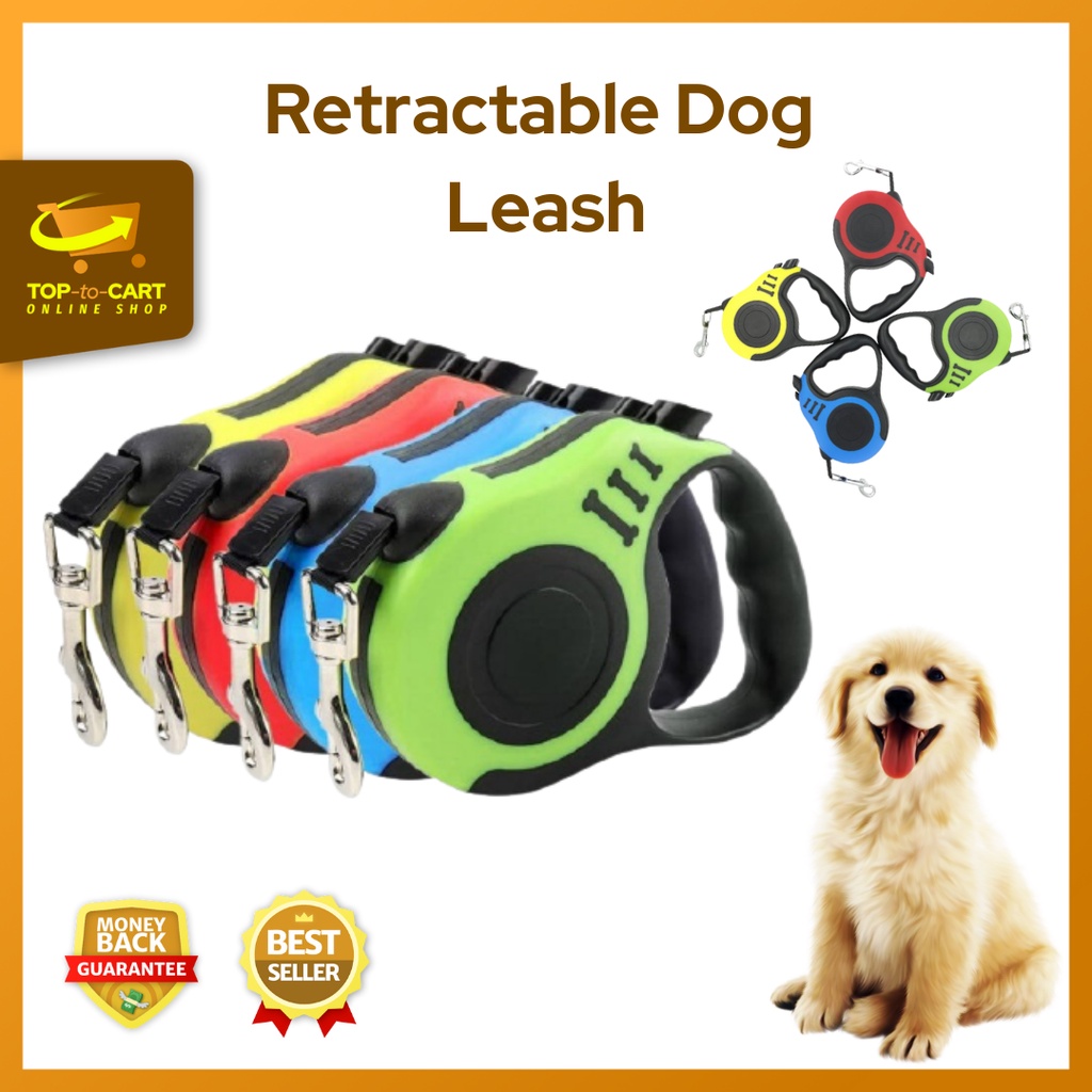 Blue Pet Extendable Rope Automatic Flexible Leash For Dog and Cat Leash