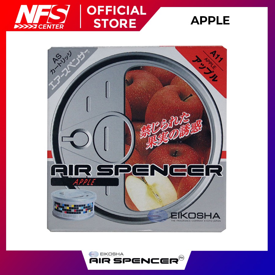 [Air Spencer Eikosha] Apple Scent Car Air Freshener Cartridge ORIGINAL