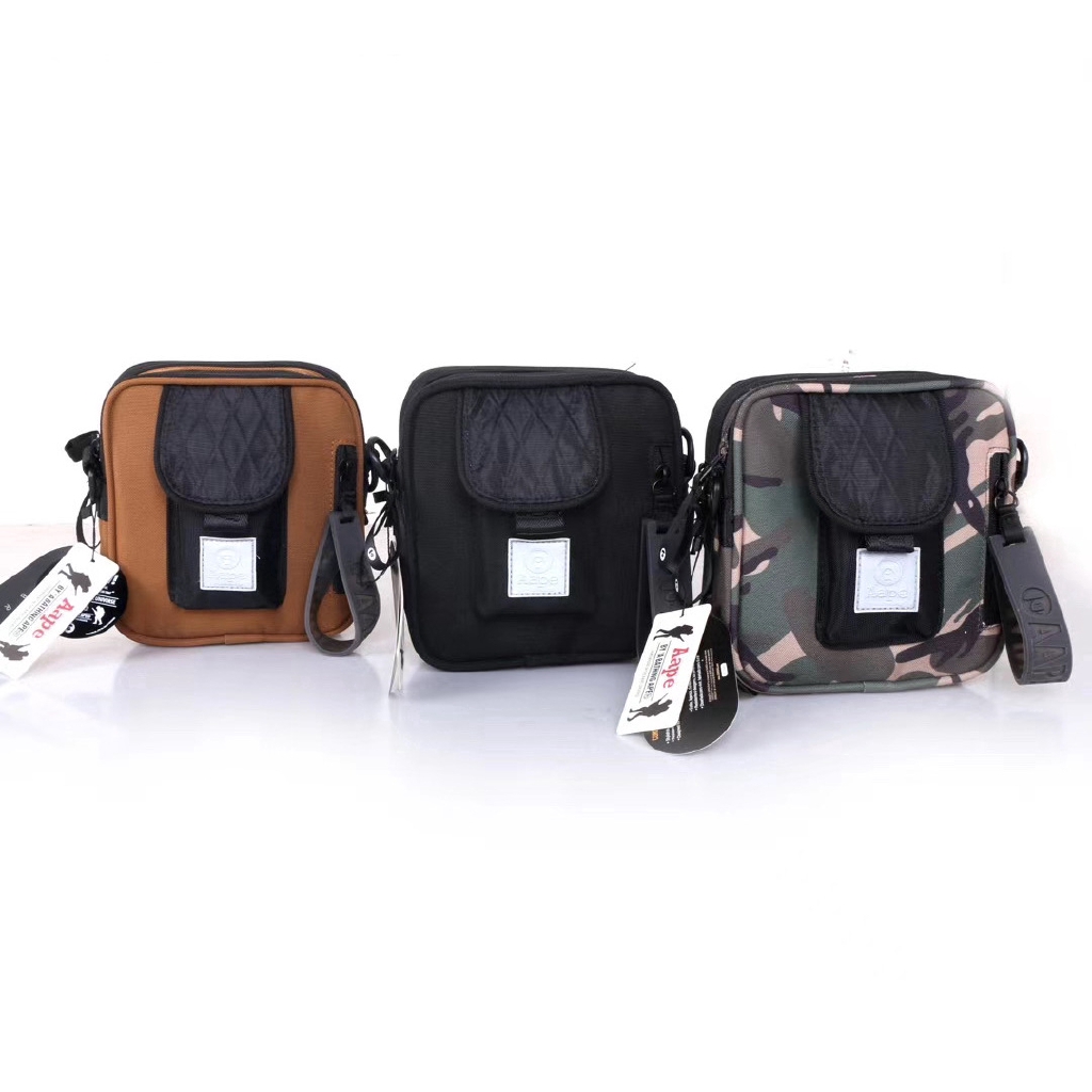 BAPE messenger bag A BATHING APE 3M anticursor hanging bag shoulder