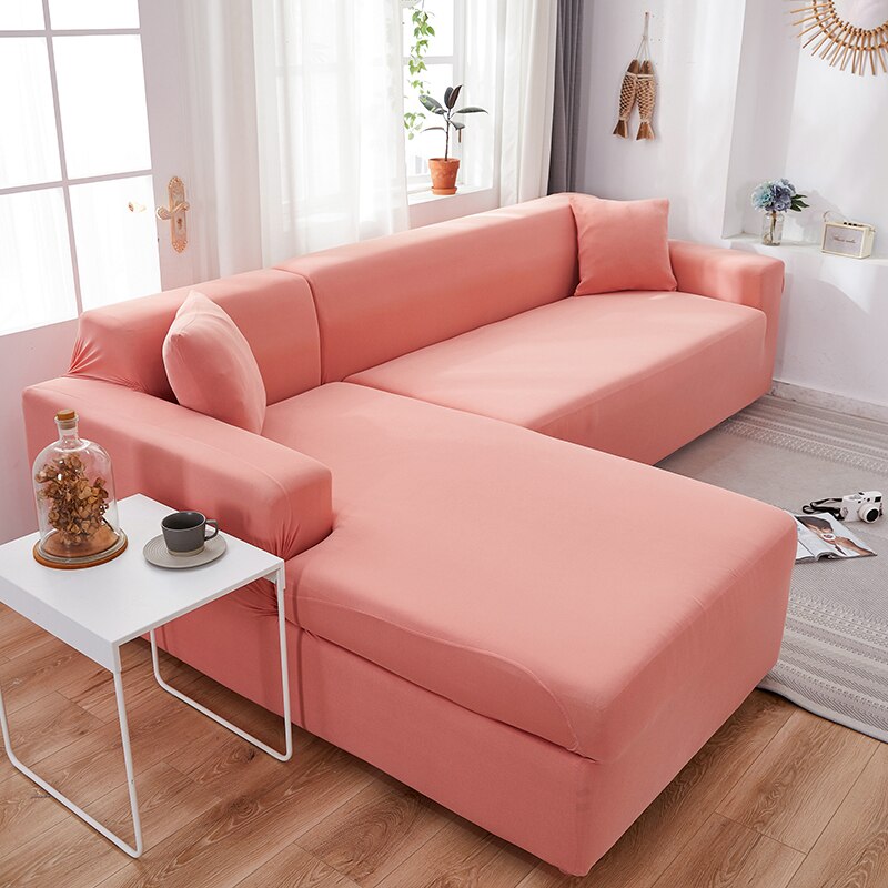 L Shape Sofa Cover Corner Sofa Covers for Living Room Elastic Couch