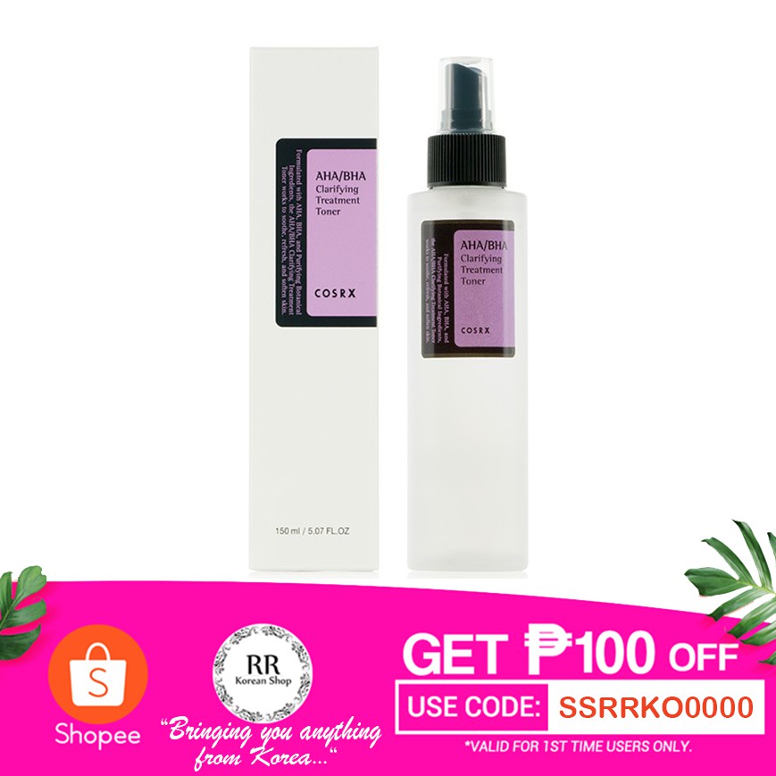 Cosrx AHA/BHA Clarifying Treatment Toner Shopee Philippines