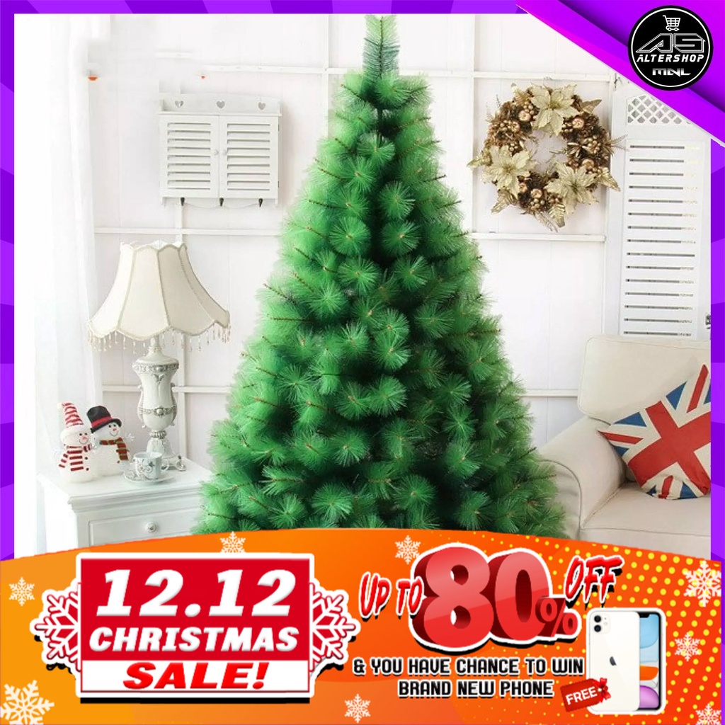 2022 Original Christmas Tree Twocolor Pine Needle With Metal Stand