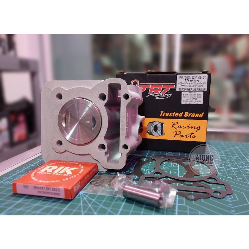 MTRT Block Assembly • Mio i 125 / M3 • 59mm • Chrome Bore • Piston Shopee Philippines