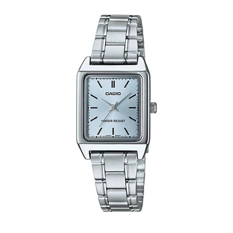 Casio Watch for Women LTPV007D2E Silver Stainless Steel Strap 30m