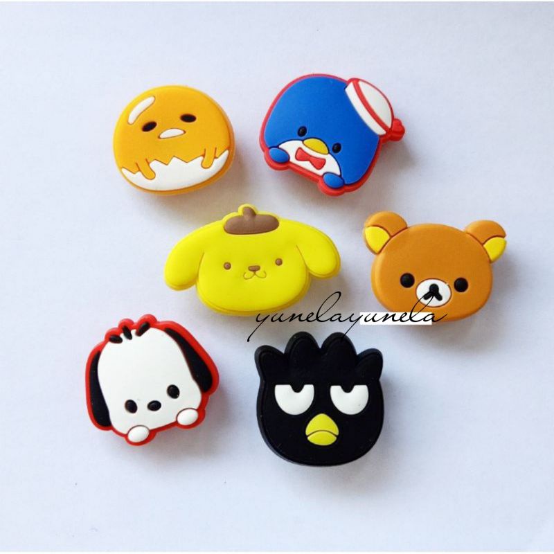 Shoe Charms Clogs Pins Accessory jibbitz Sanrio Gudetama Badtzmaru