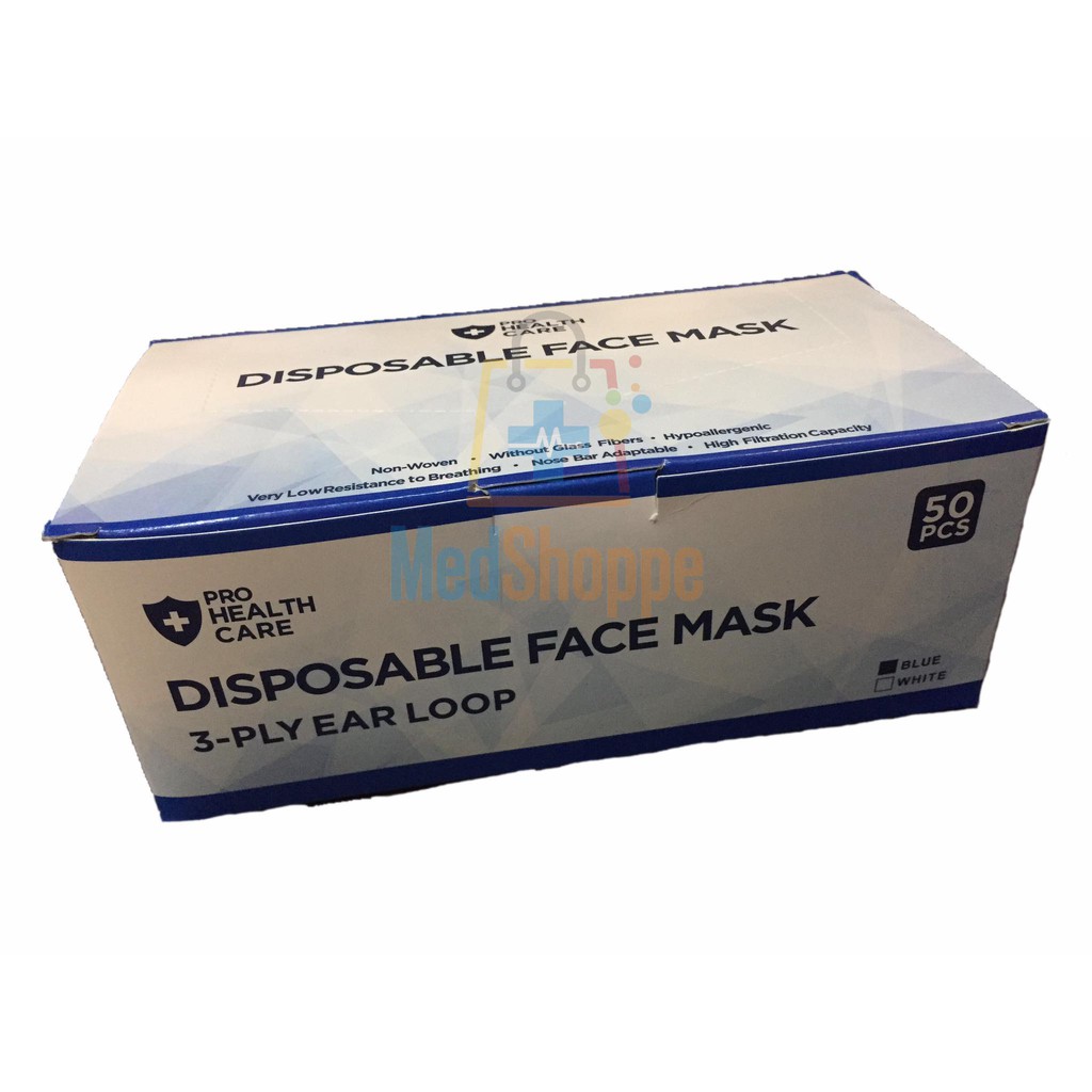 Disposable Face Mask (50pcs) FDA approved Shopee Philippines