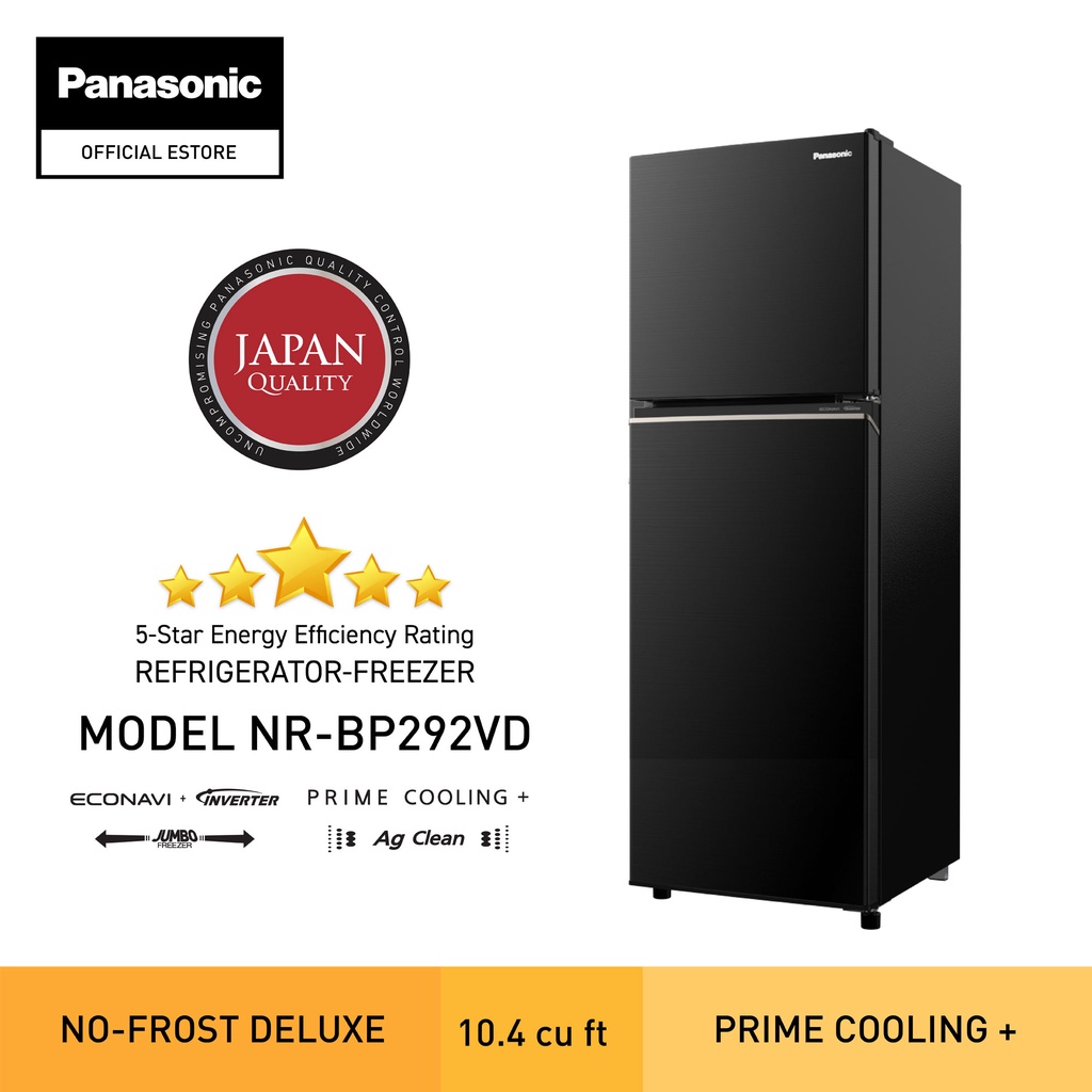 Panasonic NRBP292VD 10.4 cu.ft. Two Door Top Freezer NoFrost Deluxe