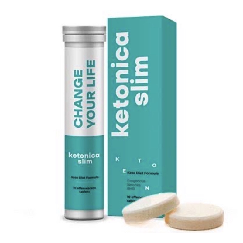 Ketonica Slim 10 Effervescent Tablets Slimming Fat Burning Lose Weight