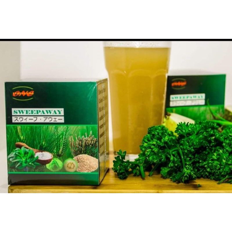 RSG28 Original 3boxes SWEEPAWAY COLON CLEANSER JUICE for Gerd, Acid