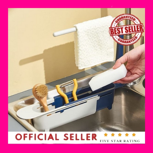 Sink Storage Rack Holder Telescopic Sink Shelf Kitchen Storage Rack