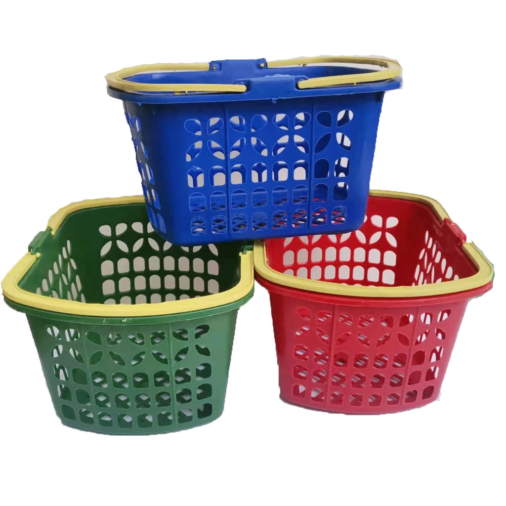 Shopping basket, bath basket, washing basket, bathroom storage basket