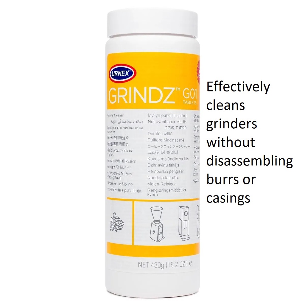 Urnex Grindz Professional Coffee Grinder Cleaning Tablets 430g