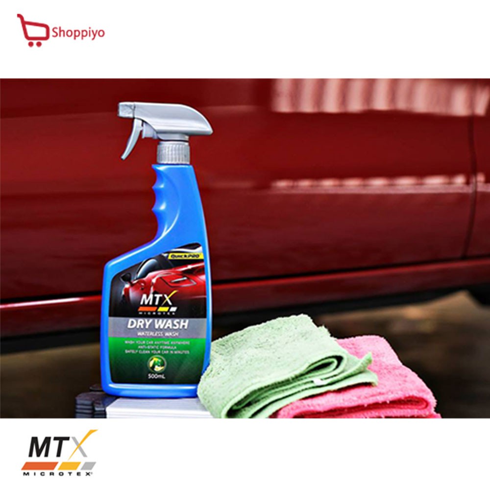 Microtex MTX Car Care Waterless Dry Wash 500ml Shopee Philippines