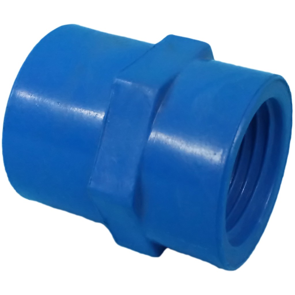 PVC FEMALE ADAPTOR ( SIZE 1/2" OR 3/4" ) BLUE FOR CLEAN WATER Shopee
