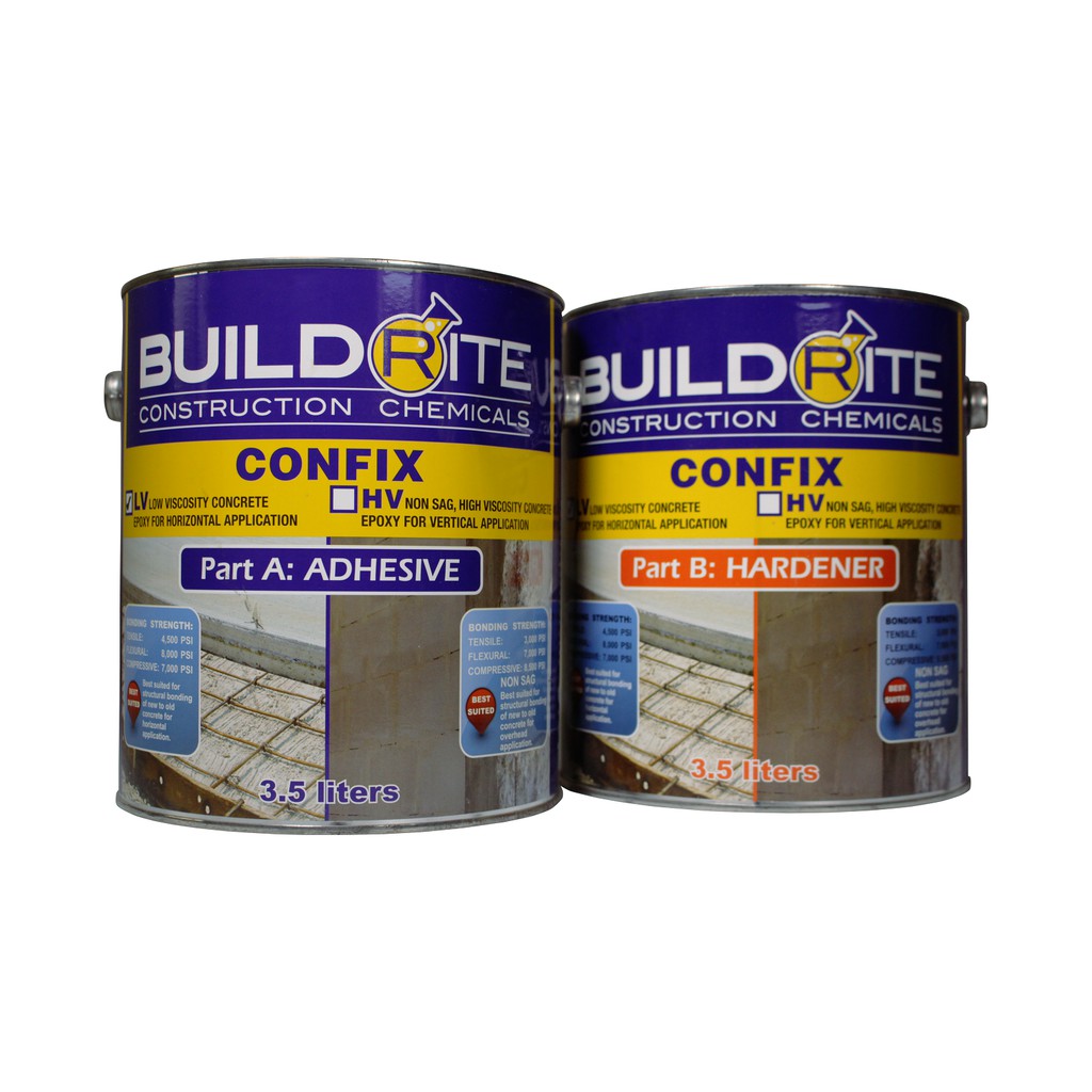 BUILDRITE CONFIX LV7kg GALLON setLow Viscosity Concrete Epoxy for