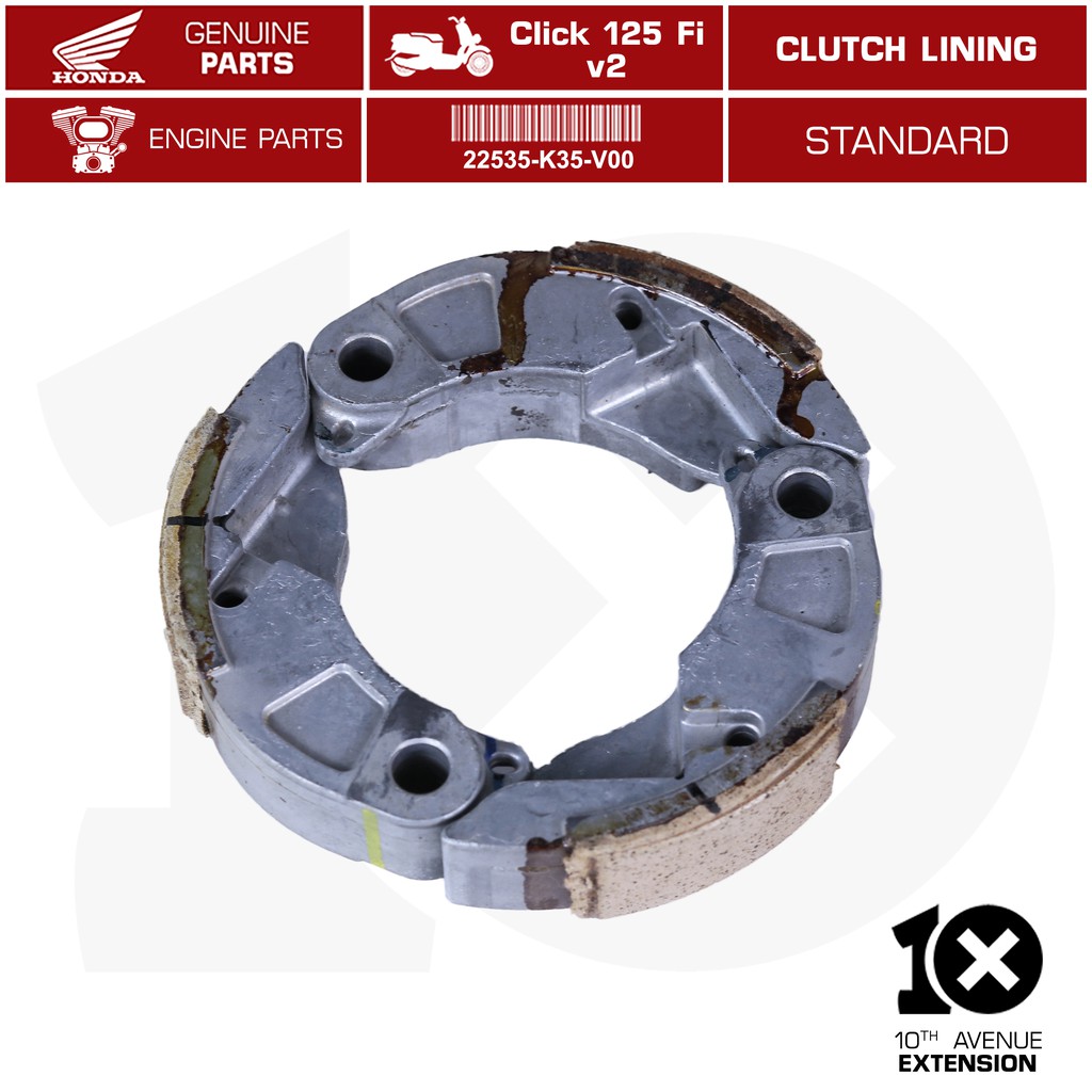 10thX Honda Genuine Clutch Lining Set Part No.22535K35V00 for Click