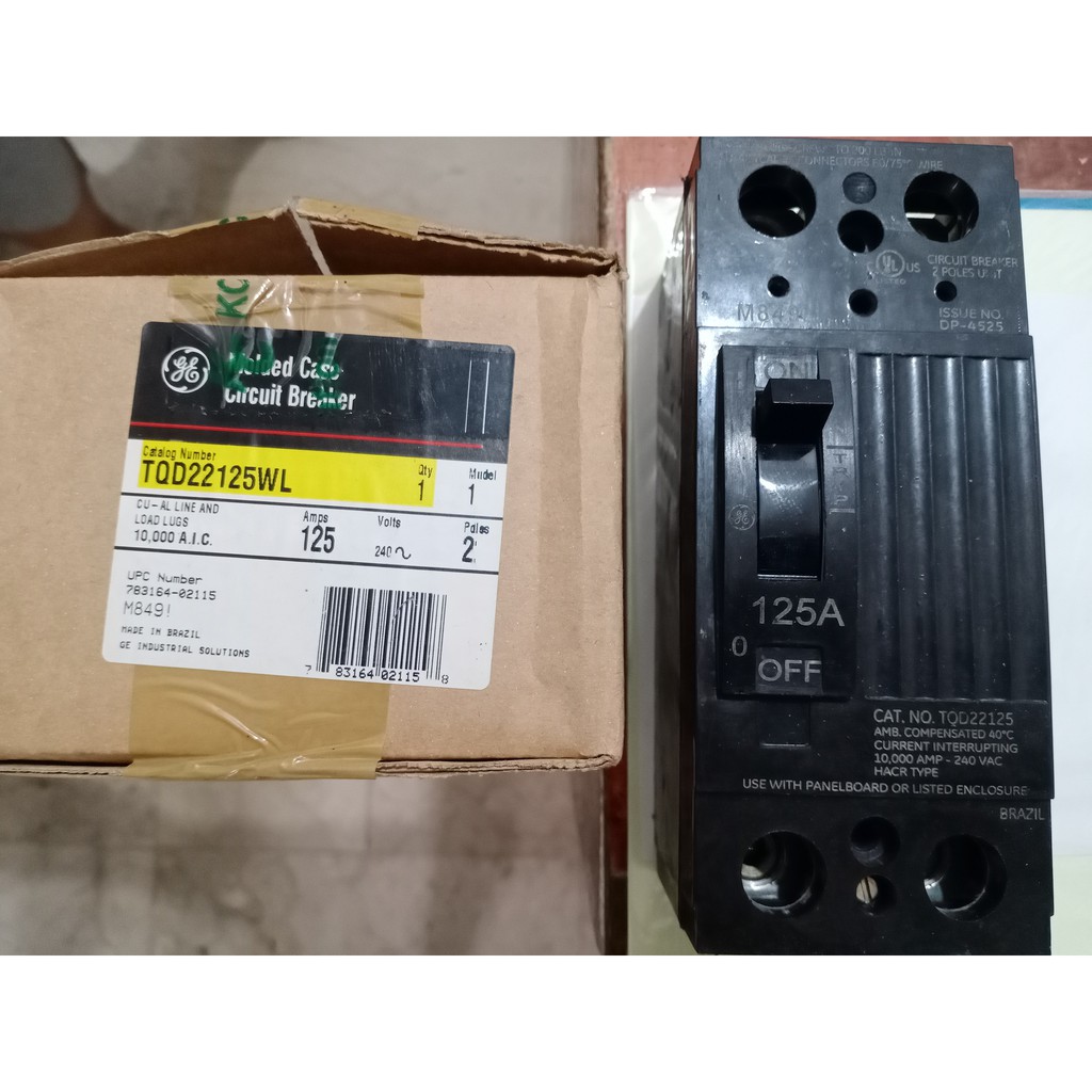 GE circuit breaker 150 AMPERE (2P TQD) Shopee Philippines