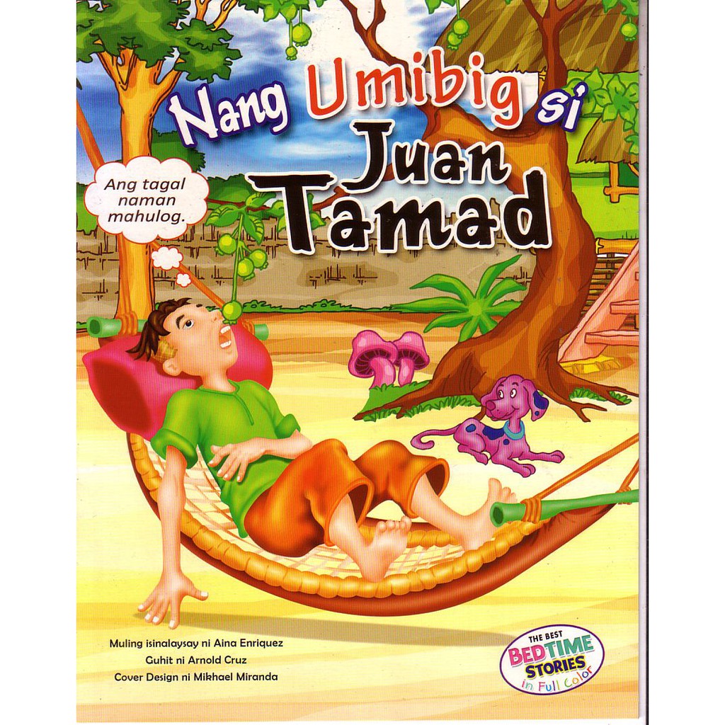 COLORED Story Book ”Nang Umibig Si Juan Tamad” with English Translation