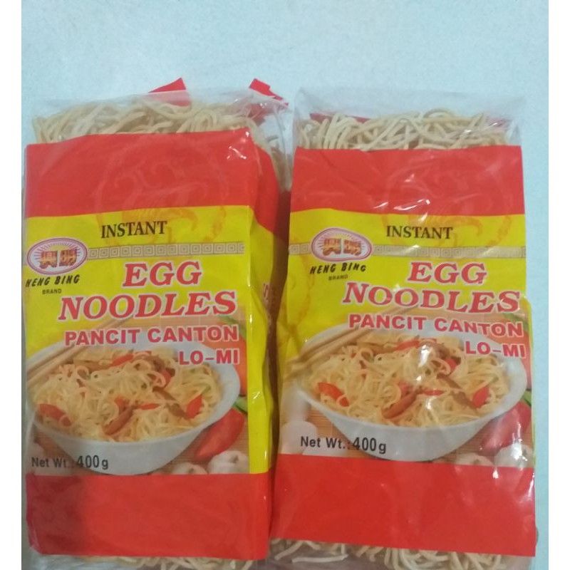 Egg Noodles / Pansit canton/loMi/Heng Bing 400g Shopee Philippines