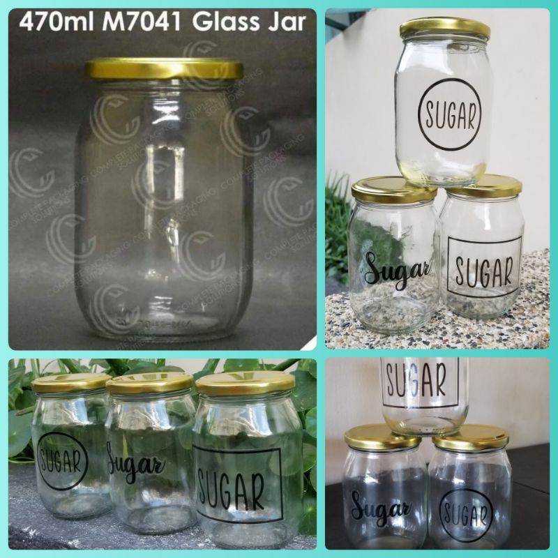 Personalized 470ml Glass Jars Shopee Philippines