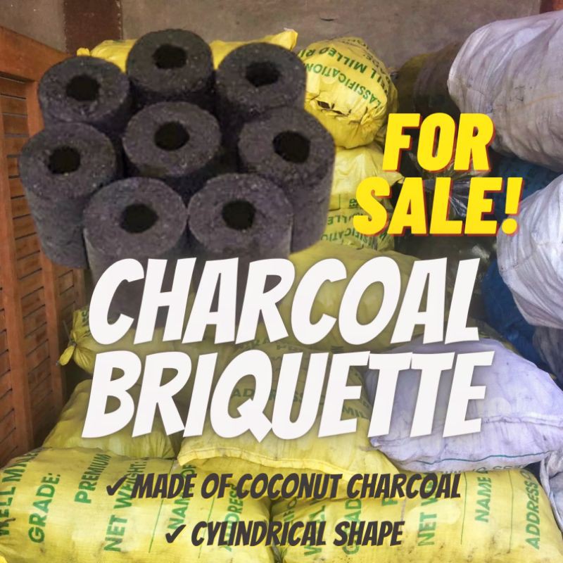 20KG Charcoal Briquettes [ULING] Best for BBQ, Lechon, Samgyeopsal, etc