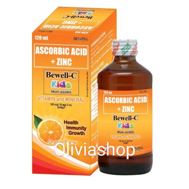 Bewell C Kids Vitamin C + Zinc Syrup (120ml) Shopee Philippines
